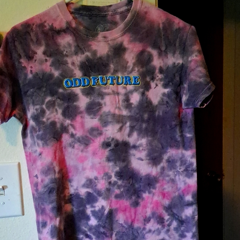 Odd Future Kids Tie-Dye Tee - Pink and Purple